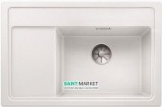 Мойка для кухни прямоугольная BLANCO Zenar XL 6S Compact врезная  с клапаном-автоматом  белый 523758
