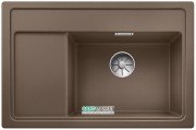 Мойка для кухни прямоугольная BLANCO Zenar XL 6S Compact врезная  с клапаном-автоматом  мускат 523762