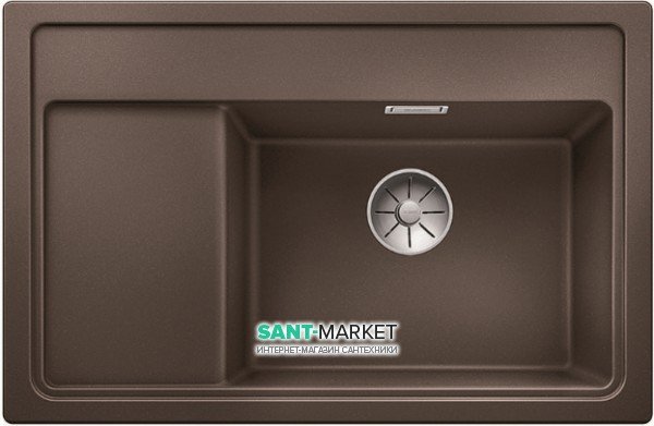 Мойка для кухни прямоугольная BLANCO Zenar XL 6S Compact врезная  с клапаном-автоматом  кофе 523763