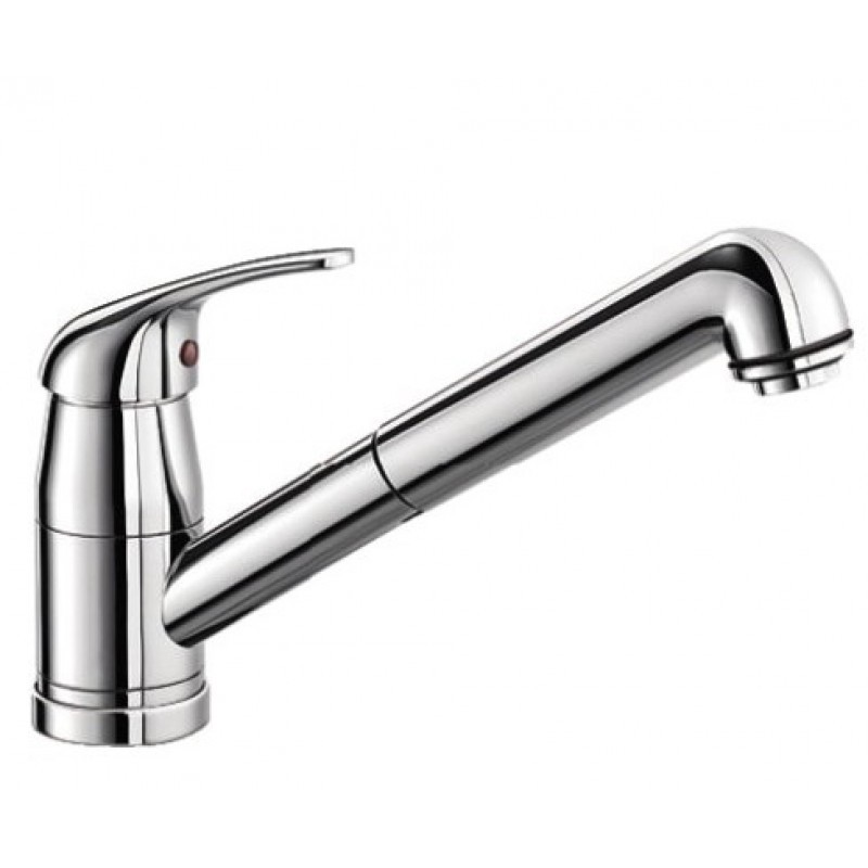 Змішувач для кухні Blanco DARAS-S-F одноважільний з висувною лійкою хром 521752