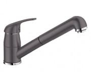Смеситель для кухни Blanco Daras-S SILGRANIT® однорычажный  темная скала 518792