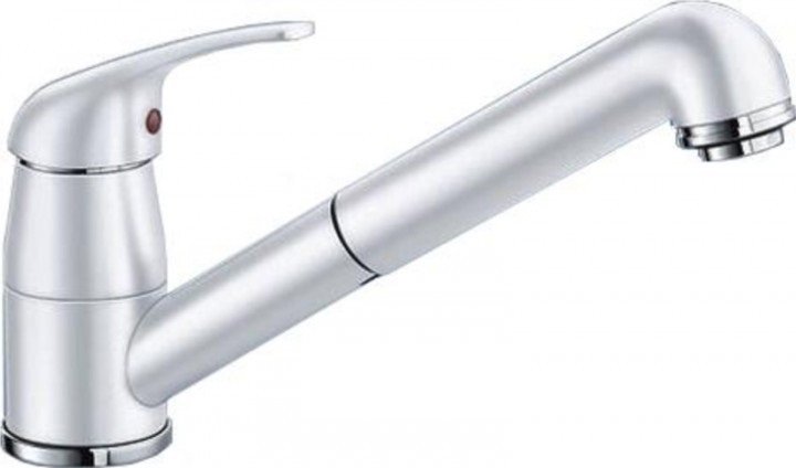 Змішувач для кухні Blanco Daras-S SILGRANIT® змішувач білий 517735