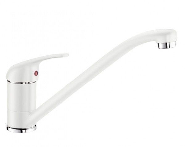 Смеситель для кухни Blanco Daras SILGRANIT® однорычажный  белый 517724