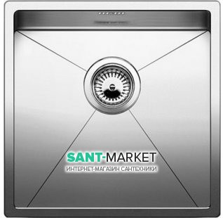 Мойка для кухни квадратная Blanco ZEROX 400-U нержавеющая сталь  зеркальная полировка 521585