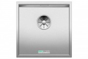 Мойка для кухни квадратная Blanco ZEROX 400-U нержавеющая сталь Durinox® с отводной арматурой InFino® 521558