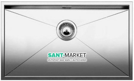 Мойка для кухни прямоугольная Blanco ZEROX 700-IF нержавеющая сталь  зеркальная полировка 521592
