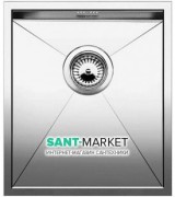 Мийка для кухні прямокутна Blanco ZEROX 340-U нержавіюча сталь дзеркальне полірування 521583