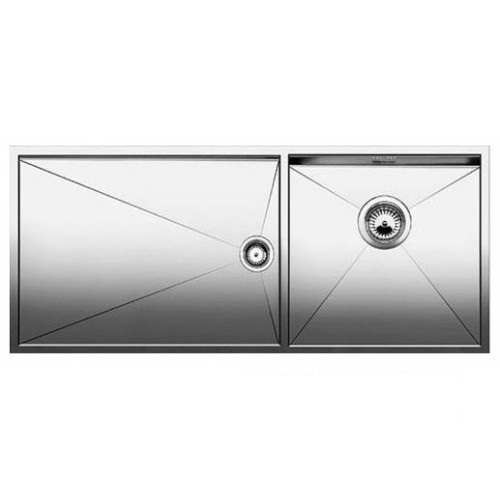 Мийка для кухні прямокутна Blanco ZEROX 400/550-Т-U чаша справа нержавіюча сталь дзеркальна поліровка 521606
