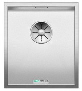 Мойка для кухни прямоугольная Blanco ZEROX 340-U нержавеющая сталь Durinox® с отводной арматурой InFino® 521556