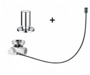 Набор доукомплектации клапаном-автоматом с ручкой Blanco хром 517544