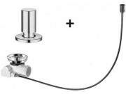 Набор доукомплектации клапаном-автоматом с ручкой Blanco нержавеющая сталь зеркальная полировка 517545