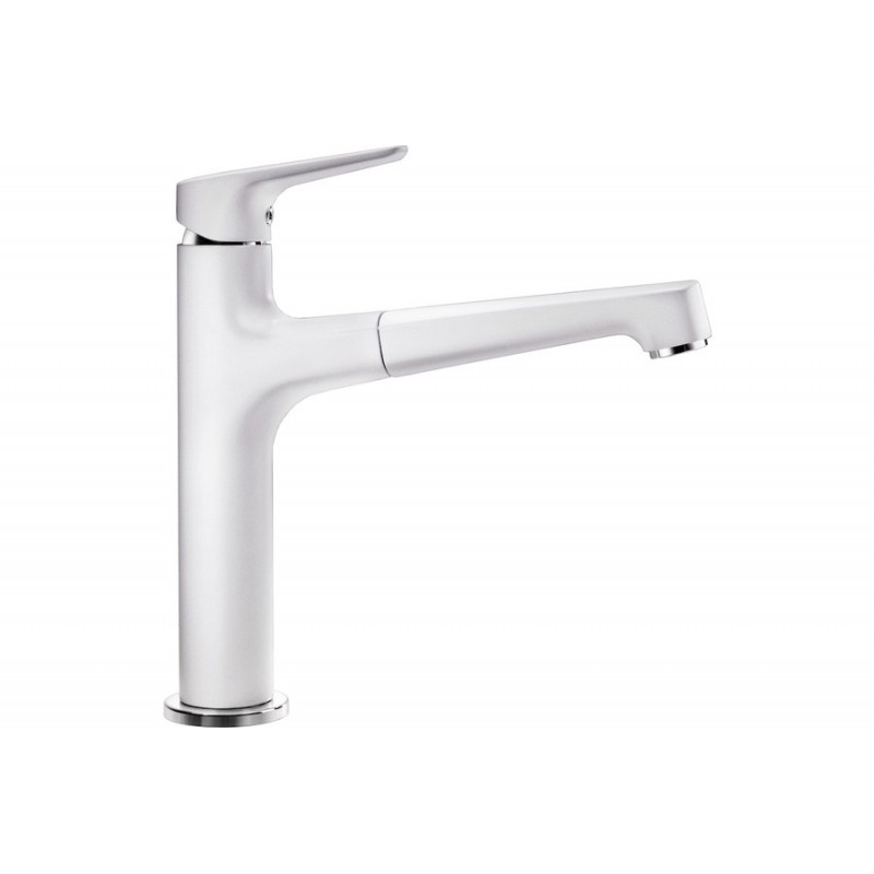 Смеситель для кухни Blanco FELISA-S однорычажный  выдвижной излив  белый 520340