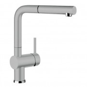 Смеситель для кухни Blanco Linus-S однорычажный  керамика  серый алюминий 516709