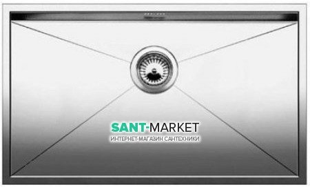Мойка для кухни прямоугольная Blanco ZEROX 700-IF нержавеющая сталь  зеркальная полировка 521592