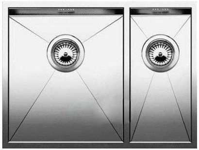 Мойка для кухни прямоугольная Blanco ZEROX 340/180-IF чаша слева нержавеющая сталь  зеркальная полировка 521611