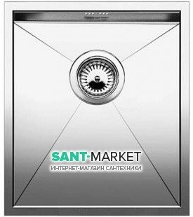 Мойка для кухни прямоугольная Blanco ZEROX 340-U нержавеющая сталь  зеркальная полировка 521583