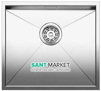 Мойка для кухни прямоугольная Blanco ZEROX 450-U нержавеющая сталь  зеркальная полировка 521587