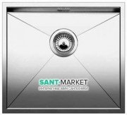 Мойка для кухни прямоугольная Blanco ZEROX 500-U нержавеющая сталь  зеркальная полировка 521589