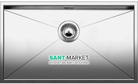Мийка для кухні прямокутна Blanco ZEROX 700-U нержавіюча сталь дзеркальне полірування 521593