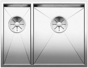 Мойка для кухни прямоугольная Blanco ZEROX 340/180-U чаша справа  нержавеющая сталь  зеркальная полировка 521614