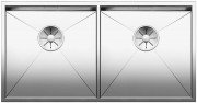 Мийка для кухні прямокутна Blanco ZEROX 400/400-U нержавіюча сталь дзеркальна поліровка 521620