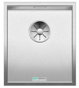 Мойка для кухни прямоугольная Blanco ZEROX 340-U нержавеющая сталь Durinox® с отводной арматурой InFino® 521556