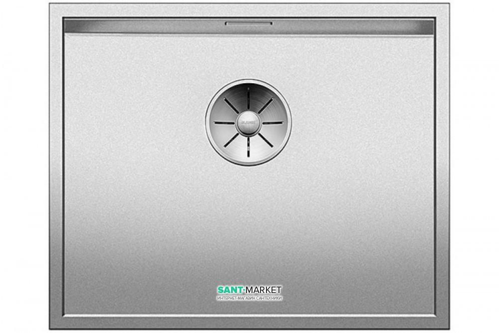 Мойка для кухни прямоугольная Blanco ZEROX 500-U нержавеющая сталь Durinox® с отводной арматурой InFino® 521559