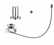 Набор доукомплектации клапаном-автоматом с ручкой Blanco хром 517544