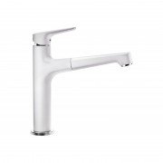 Смеситель для кухни Blanco FELISA-S однорычажный  выдвижной излив  белый 520340