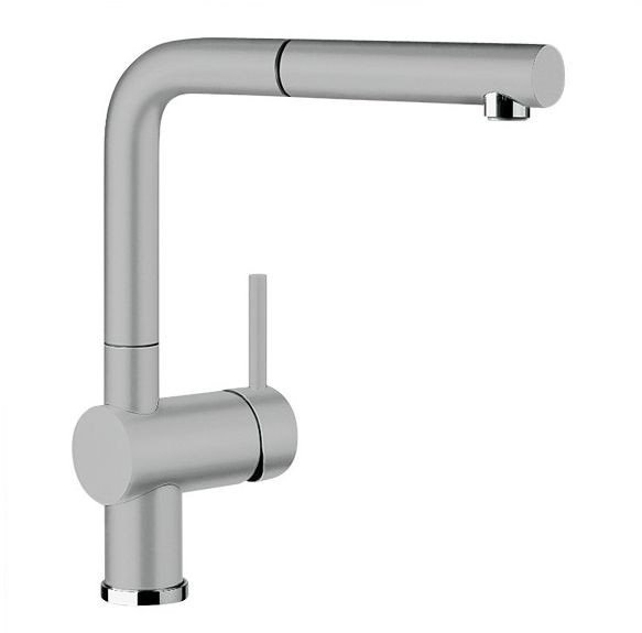 Змішувач для кухні Blanco Linus-S змішувач кераміка сірий алюміній 516709