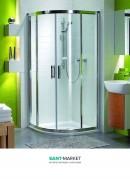 Душова кабіна Kolo GEO 6 80x80х190 частина 1/2 без піддону GKPG80R22003A