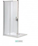 Душові двері в нішу Kolo GEO 6 скляна розсувна 120х190 частина 1/2 GDRS12222003A