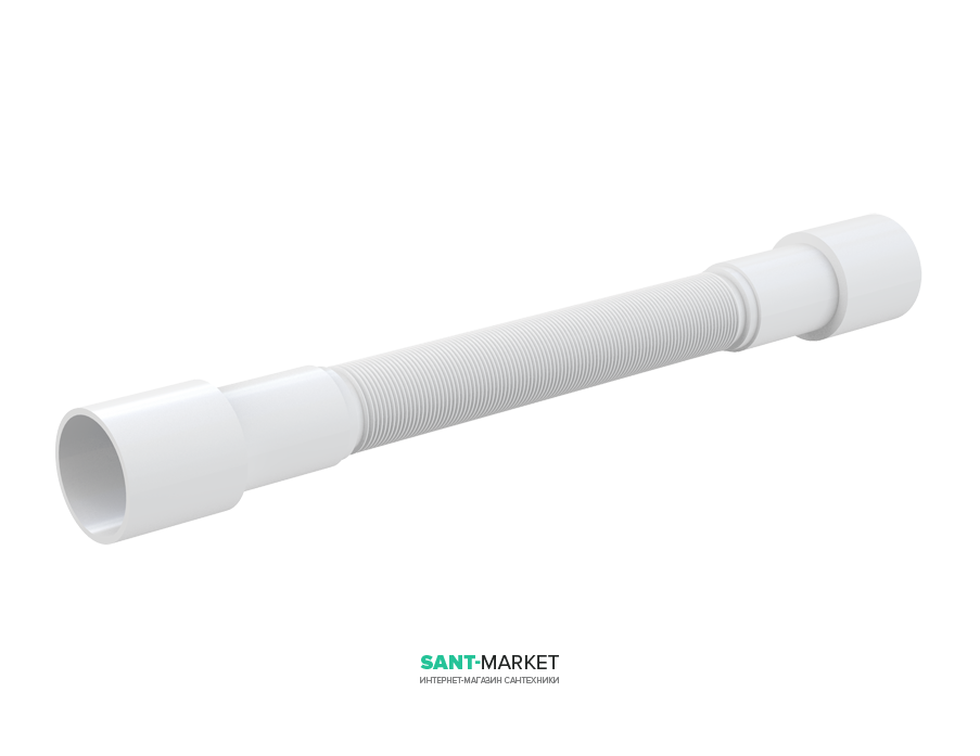 Гнучке з'єднання AlcaPlast 50/40 × 40/50 поліпропілен A702