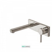 Смеситель для раковины однорычажный настенный Tres Kitchen Exsclusive сталь 06220002AC