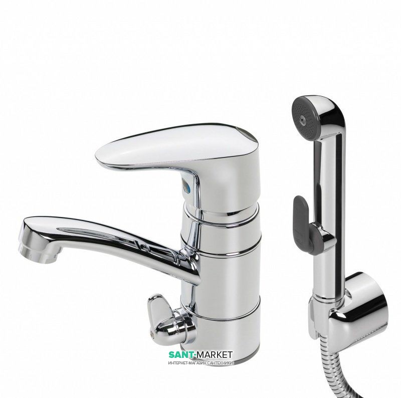 Змішувач для раковини одноважеля Oras колекція Vega c бідеткой 1814