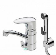 Смеситель для раковины однорычажный Oras коллекция Vega c бидеткой  1814