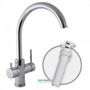 Змішувач для кухні одноважільний Tres Selection хром 03045501