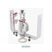 Выпускной механизм AlcaPlast с двойной кнопкой хром SA08SK 3/8