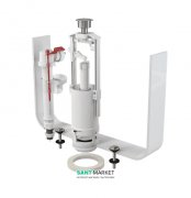 Випускний механізм AlcaPlast зі стоп кнопкою хром SA2000SK 1/2 CHROM