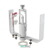 Випускний механізм AlcaPlast зі стоп кнопкою хром SA2000SK 1/2 CHROM