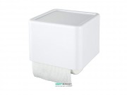 Держатель для туалетной бумаги Haceka Yoly закрытый пластик белый 1137993