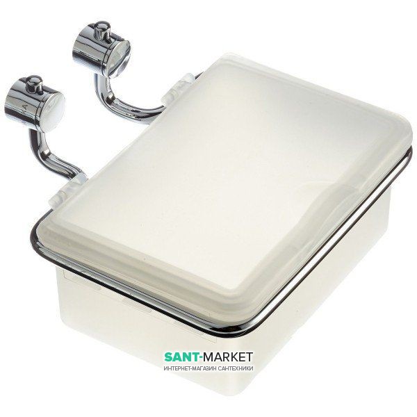 Диспенсер для салфеток Haceka Viva хромированная латунь/стекло матовое 1111578