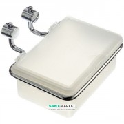 Диспенсер для салфеток Haceka Viva хромированная латунь/стекло матовое 1111578