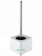 Йоржик для унітазу Haceka Yoly підлоговий пластик білий 1137997