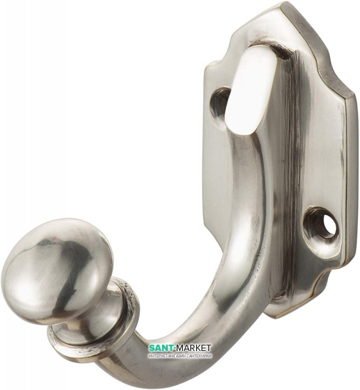 Крючок для ванной Haceka Vintage одинарный серебро 1170892