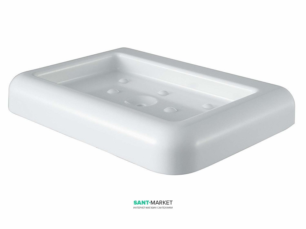 Мильниця для ванною Haceka Yoly підвісна пластик білий 1137988