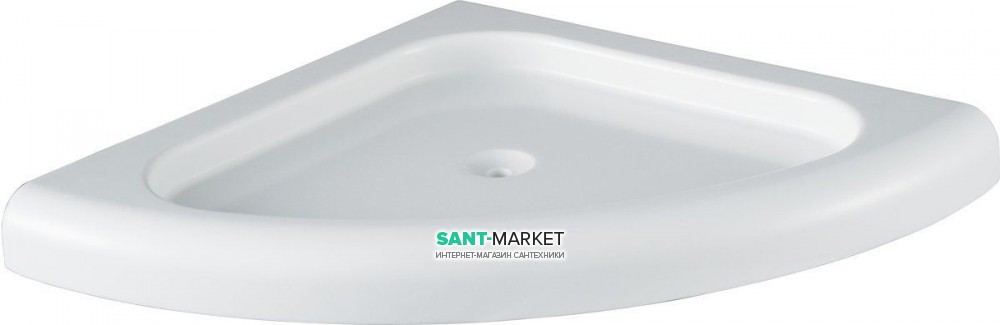 Поличка для ванної Haceka Yoly кутова пластик білий 1137989