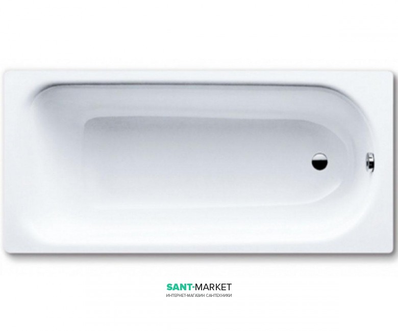 Сталева ванна Kaldewei Eurowa 140х70 см mod 309 білий 119512030001