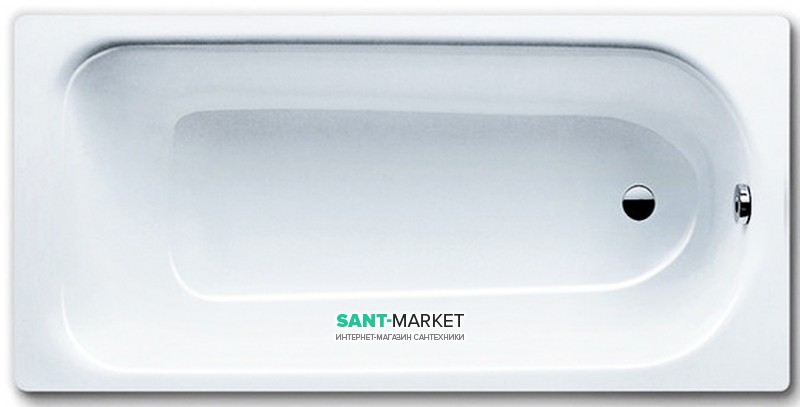 Стальная ванна Kaldewei Eurowa 170х70 см mod 312 белый 119812030001