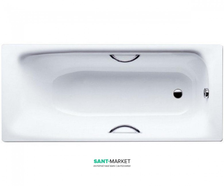 Стальная ванна Kaldewei Saniform Plus Star 150X70 см mod 331 с отверстиями для ручек 133100010001